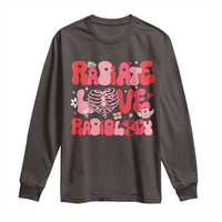Rad Tech Nurse Valentine's Day Long Sleeve Shirt X-Ray Ultrasound MRI CT Mammography Technologist Vday Gift