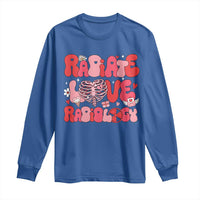 Rad Tech Nurse Valentine's Day Long Sleeve Shirt X-Ray Ultrasound MRI CT Mammography Technologist Vday Gift