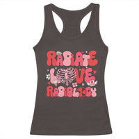 Rad Tech Nurse Valentine's Day Racerback Tank Top X-Ray Ultrasound MRI CT Mammography Technologist Vday Gift