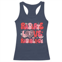 Rad Tech Nurse Valentine's Day Racerback Tank Top X-Ray Ultrasound MRI CT Mammography Technologist Vday Gift