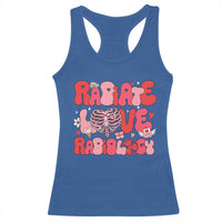 Rad Tech Nurse Valentine's Day Racerback Tank Top X-Ray Ultrasound MRI CT Mammography Technologist Vday Gift