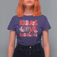 Rad Tech Nurse Valentine's Day T Shirt For Women X-Ray Ultrasound MRI CT Mammography Technologist Vday Gift