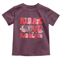 Rad Tech Nurse Valentine's Day Toddler T Shirt X-Ray Ultrasound MRI CT Mammography Technologist Vday Gift