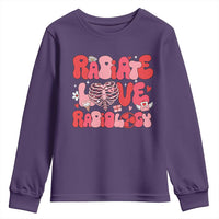 Rad Tech Nurse Valentine's Day Youth Sweatshirt X-Ray Ultrasound MRI CT Mammography Technologist Vday Gift