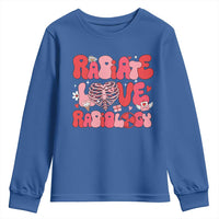 Rad Tech Nurse Valentine's Day Youth Sweatshirt X-Ray Ultrasound MRI CT Mammography Technologist Vday Gift