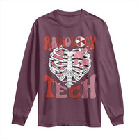 Rad Tech Nurse Valentine's Day Long Sleeve Shirt X-Ray Ultrasound MRI CT Mammography Vday Gift