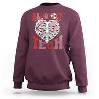 Rad Tech Nurse Valentine's Day Sweatshirt X-Ray Ultrasound MRI CT Mammography Vday Gift