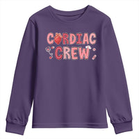 Valentine Cardiac Nurse Youth Sweatshirt Heart Anatomy