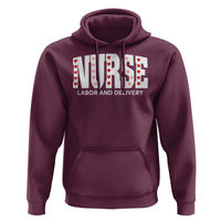 Nurse Labor and Delivery Hoodie L&D Maternity Nursing Baby Delivery Valentines Day