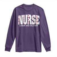 Nurse Labor and Delivery Long Sleeve Shirt L&D Maternity Nursing Baby Delivery Valentines Day Heart