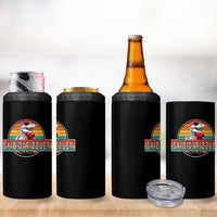 Vintage Valentines Dinosaur 4 in 1 Can Cooler Tumbler Funny Dino Meme Skibidi Rizzler - Wonder Print Shop