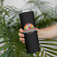 Vintage Valentines Dinosaur Skinny Tumbler Funny Dino Meme Skibidi Rizzler - Wonder Print Shop