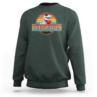 Vintage Valentines Dinosaur Sweatshirt Funny Dino Meme Skibidi Rizzler - Wonder Print Shop