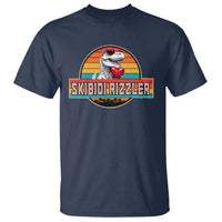 Vintage Valentines Dinosaur T Shirt Funny Dino Meme Skibidi Rizzler - Wonder Print Shop