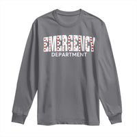 Emergency Department Long Sleeve Shirt Cute ER Nurse Gift - Wonder Print Shop