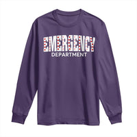 Emergency Department Long Sleeve Shirt Cute ER Nurse Gift - Wonder Print Shop