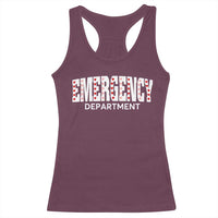 Emergency Department Racerback Tank Top Cute ER Nurse Gift - Wonder Print Shop