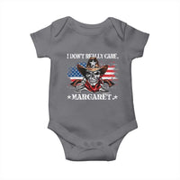 Vice President Jd Vance Baby Onesie Cowboy Skull American Flag I Don't Really Care Margaret