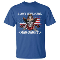 Vice President Jd Vance T Shirt Cowboy Skull American Flag I Don't Really Care Margaret