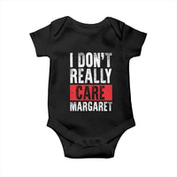 I Don't Really Care Margaret Vice President Jd Vance Meme Baby Onesie