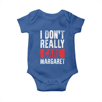 I Don't Really Care Margaret Vice President Jd Vance Meme Baby Onesie