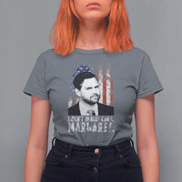 I Don't Really Care Margaret Jd Vance T Shirt For Women Vice President American Flag