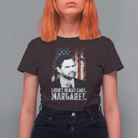 I Don't Really Care Margaret Jd Vance T Shirt For Women Vice President American Flag