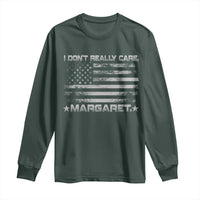 I Don't Really Care Margaret Jd Vance Long Sleeve Shirt VP USA Flag
