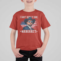 I Don't Really Care Margaret Vice President Jd Vance Cowboy T Shirt For Kid
