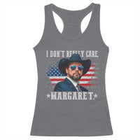 I Don't Really Care Margaret Vice President Jd Vance Cowboy Racerback Tank Top