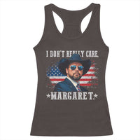 I Don't Really Care Margaret Vice President Jd Vance Cowboy Racerback Tank Top