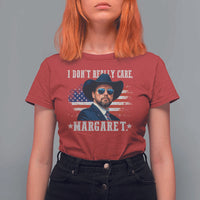 I Don't Really Care Margaret Vice President Jd Vance Cowboy T Shirt For Women