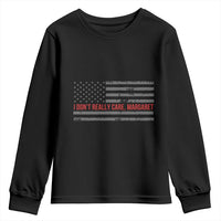 I Don't Really Care Margaret Jd Vance Meme Youth Sweatshirt