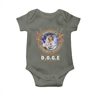 DOGE Department of Government Efficiency Baby Onesie Crypto Meme