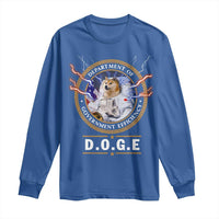 DOGE Department of Government Efficiency Long Sleeve Shirt Crypto Meme