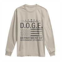 D.O.G.E. DOGE Department of Government Efficiency Long Sleeve Shirt
