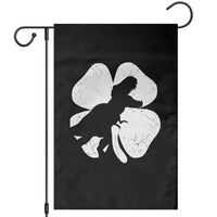 Dinosaur St Patricks Day Shamrock Garden Flag Silhouette Boys Toddler Kids
