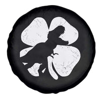 Dinosaur St Patricks Day Shamrock Spare Tire Cover Silhouette Boys Toddler Kids