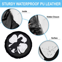 Dinosaur St Patricks Day Shamrock Spare Tire Cover Silhouette Boys Toddler Kids