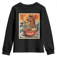 Zodiac Lunar New Year Of The Horse 2026 Youth Sweatshirt Ramen Lovers