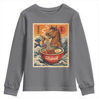 Zodiac Lunar New Year Of The Horse 2026 Youth Sweatshirt Ramen Lovers