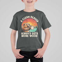 A Clean Beaver Always Gets More Wood T Shirt For Kid Funny Adult Crude Joke - Wonder Print Shop