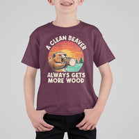 A Clean Beaver Always Gets More Wood T Shirt For Kid Funny Adult Crude Joke - Wonder Print Shop