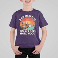 A Clean Beaver Always Gets More Wood T Shirt For Kid Funny Adult Crude Joke - Wonder Print Shop