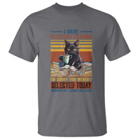 Selected Cat Humor T Shirt Funny I Have Selective Hearing You Werent Vintage - Wonder Print Shop