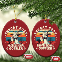 Throat Goat Christmas Ornament Funny Dirty Humor Embarrassment Vintage - Wonder Print Shop
