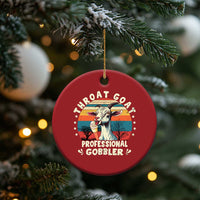 Throat Goat Christmas Ornament Funny Dirty Humor Embarrassment Vintage - Wonder Print Shop