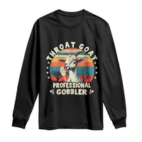 Throat Goat Long Sleeve Shirt Funny Dirty Humor Embarrassment Vintage - Wonder Print Shop