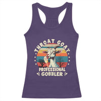 Throat Goat Racerback Tank Top Funny Dirty Humor Embarrassment Vintage - Wonder Print Shop