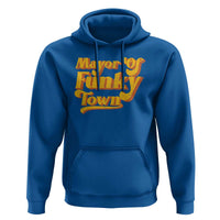 Retro Mayor of Funky Town Hoodie Funny Vintage 70s Disco Party